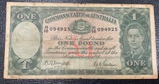 ND 1938-52 Australia One Pound Note P26b
