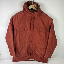 Vintage Woolrich Jacket Size L Barn Coat Wool Flannel Lined Made In USA