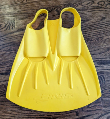 Finis Foil Monofin XL Yellow Adult Swimming Training Fin Technique Dolphin Kick