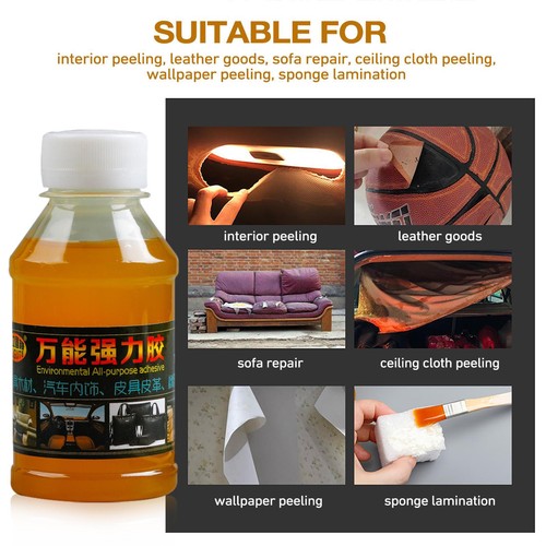 Car Roof Liner Repair Glue 100ml Fast Dry Glue Liquid Fabric Glue Strong Adhesio - Picture 12 of 12