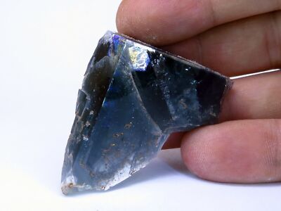 CUBIC BLUE FLUORITE TOP - MINES OF GLORY OF SPAIN - 5.5 x 4 x 3.5 cm