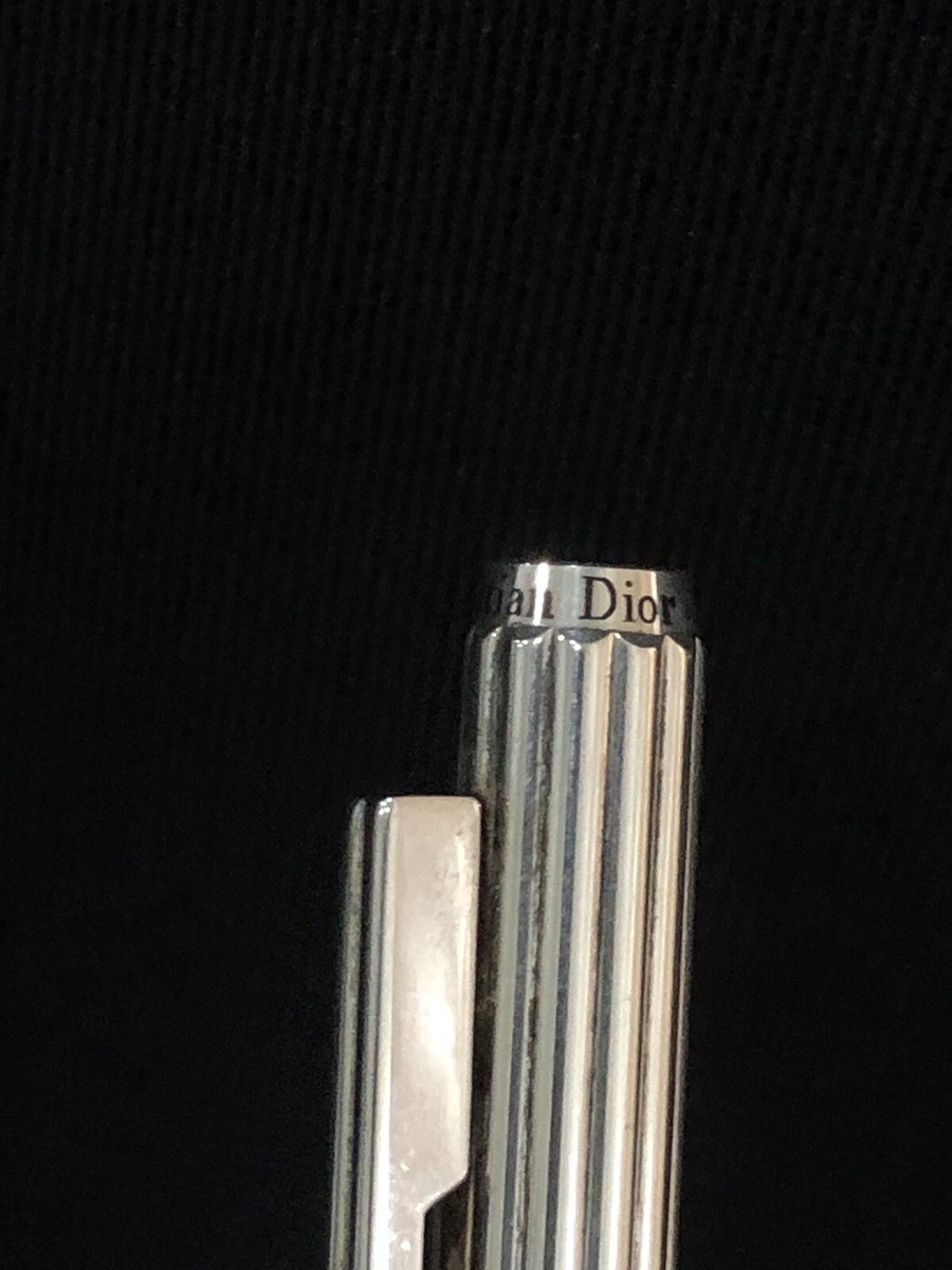 Vintage Christian Dior Silver Ballpoint Pen Mede in France | eBay