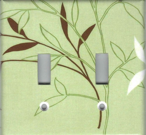 GREEN AND BROWN LEAVES HOME DECOR LIGHT SWITCH PLATES AND OUTLETS - Picture 5 of 31
