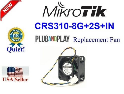 1x Plug-and-Play QUIET Replacement Fan for Mikrotik CRS310-8G+2S+IN - Picture 1 of 6