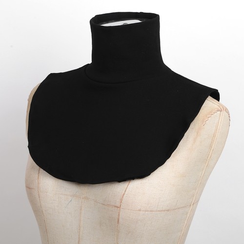 US Women Men Thick Turtleneck Faux Mock Collar Neckline Dickey Neck Warmer Bib - Picture 109 of 153