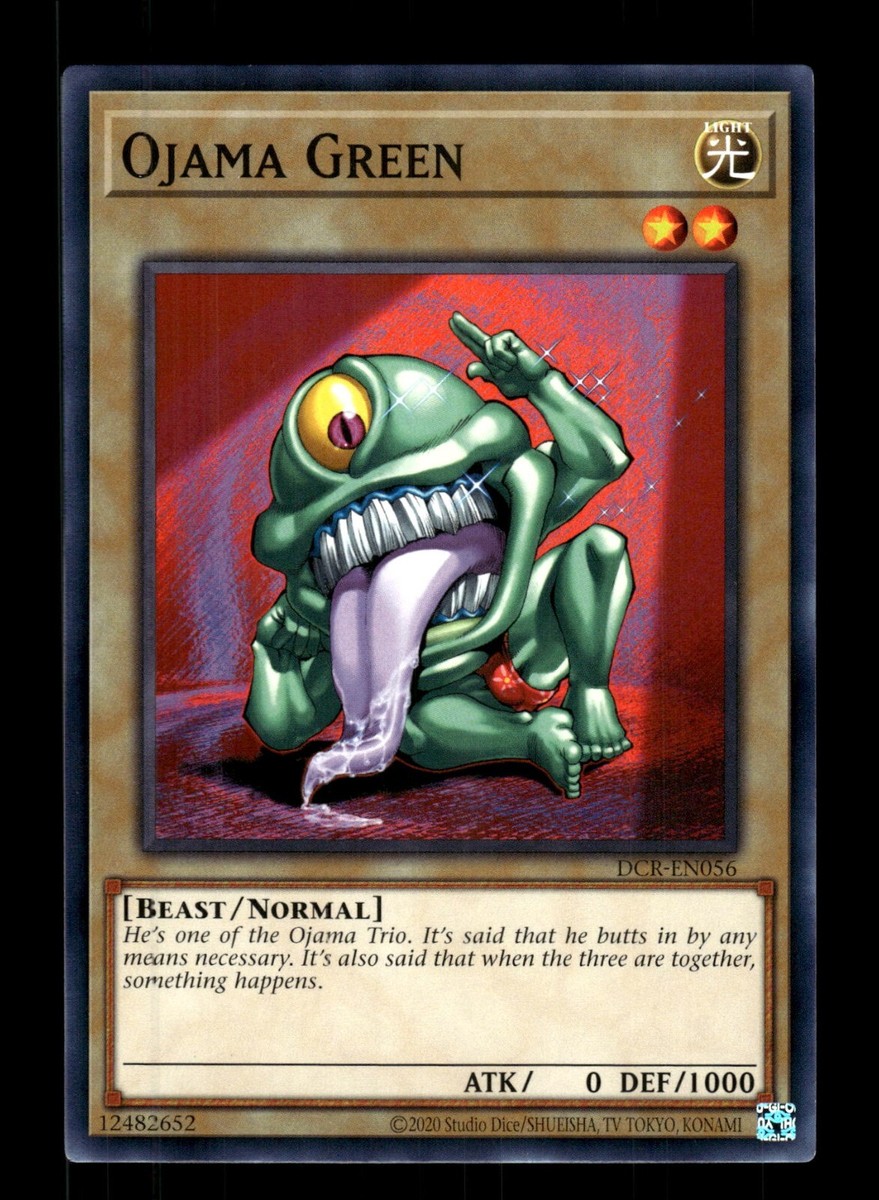 YuGiOh DCR-EN056 C Ojama Green Dark Crisis