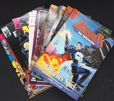BASTEI COMIC EDITION SC Comic Album Punisher, Nick Fury, Robocop Auswahl