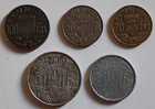 Coins De Coins Reunion Island 5 Coins Collection