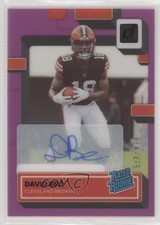 2022 Panini Clearly Donruss Rated Rookie Purple 54/175 David Bell #82 Auto 0rz7