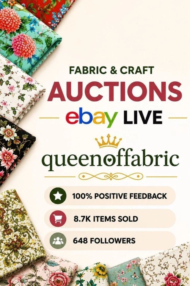 Queen Of Fabric Live Stream MEGA STREAM