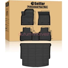 TPE Floor Mats Liners+Trunk Cargo Liner For 2021-2025 Nissan Rogue All Weather