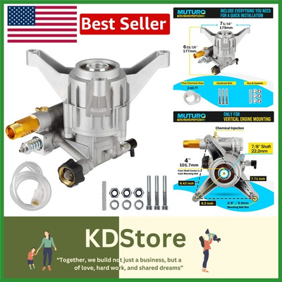 #ad Durable 3000 PSI Replacement Pump for Gas Pressure Washers Easy Install $107.99