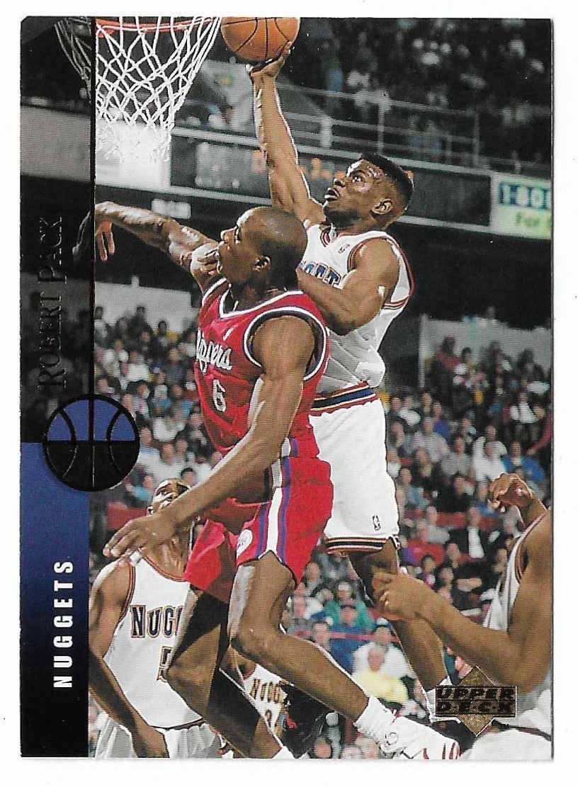 1994-95 Upper Deck Basketball Robert Pack Card #91 Denver Nuggets