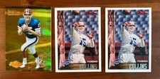 1995 Pinnacle Select Certified Todd Collins Rookie Mirror Gold Plus 2 more RC