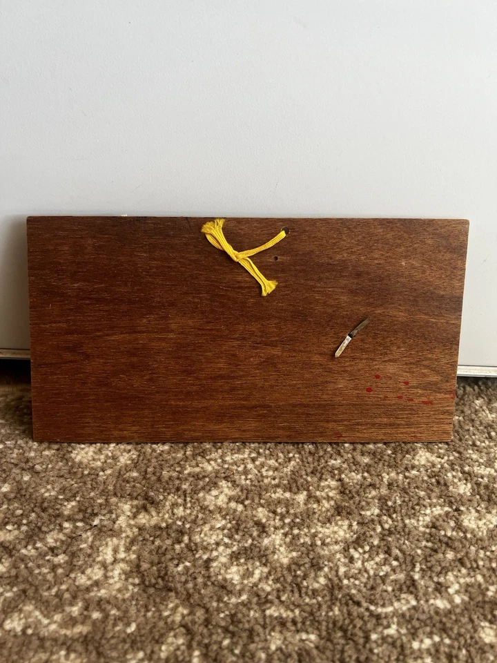 "Medidor de estado de ánimo de dormitorio vintage mordaza de madera letrero de regalo novedad boda humor casado 10""" Foto 2 de 3