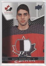 2018 Upper Deck Team Canada Juniors Team Canada Jerseys Kevin Mandolese #30 1vd