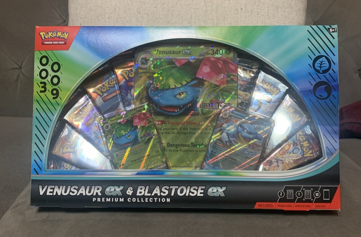 Pokemon TGC: Venusaur & Blastoise EX Premium Collection GameStop