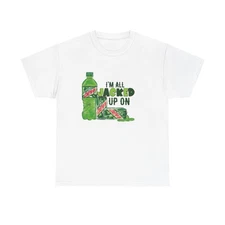 I'm All Jacked Up On Mountain Dew Funny Graphic T Shirt NEW Unisex Heavy Cotton