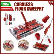 45"rechargeable floor and carpet sweeper Vacuum Cleaner Cordless  floor sweeper