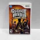 Guitar Hero III 3 Legends of Rock ( Nintendo Wii)  W/ Manual & Case