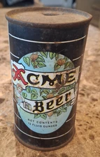 VINTAGE ACME BEER 12 OZ FLAT TOP CAN, LOS ANGELES, CALIFORNIA
