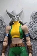 3d PRINT HAWKGIRL SHIERA LARGE HEAD 1:10 7" DIAMOND SELECT COMIC MULTIVERSE