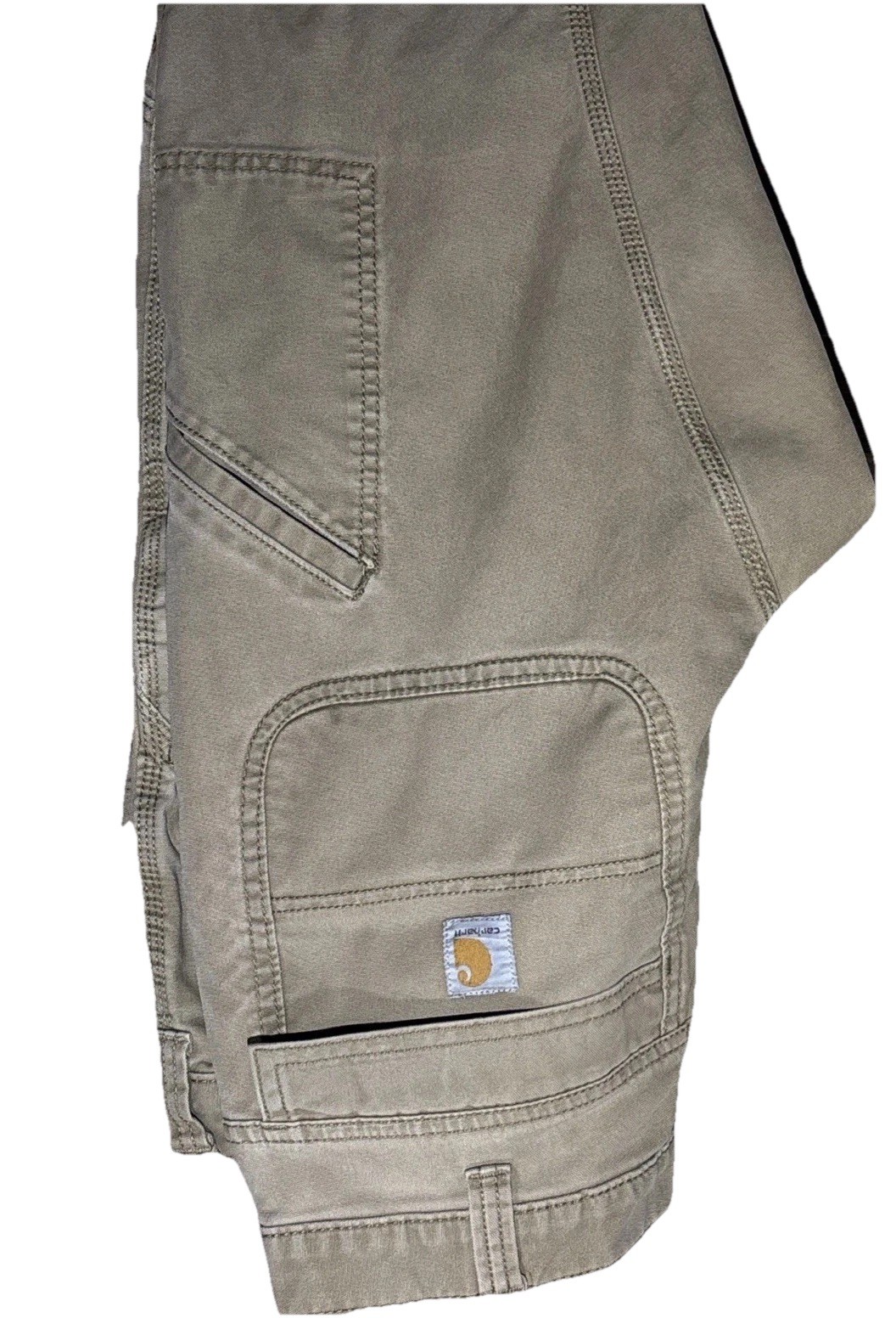 Carhartt Men’s Relaxed Fit Canvas Carpenter Work Pants 34x30 Tan Fall 2016