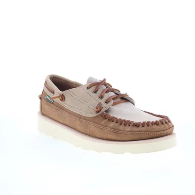 Sebago Cayuga chaussures bateau pour hommes en suede brown - Photo 1/4
