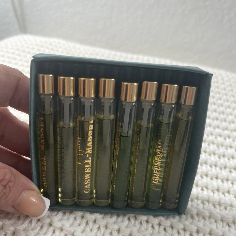 8 флаконов одеколона Caswell Massey Fine Fragrance Collection с коробкой для мужчин - Изображение 4 из 4
