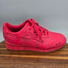 Asics Gel Lyte III Shoes Mens 10.5 Red Marble Pack Leather Athletic Sneakers