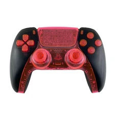 Sony PS5 Dualsense Wireless Controller Clear Gray Pink w Hall Effect Sticks