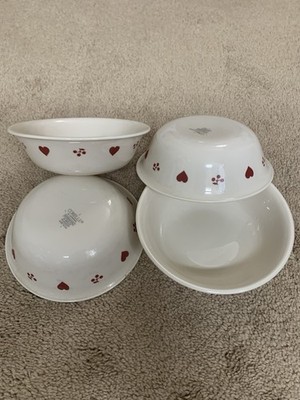 Set of 4 Corelle Hometown Soup Cereal Bowls 6.25in