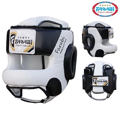 FARABI SPORTS Farabi U Shape Head Guard Face Bar Grill Protector MMA Kickboxing Muay Thai