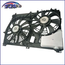 Dual Engine Radiator Cooling Fan Assembly For Toyota Highlander 2.7L 3.5L 14-19