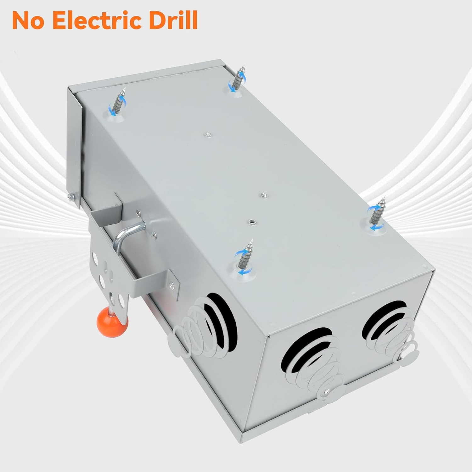100A Manual Transfer Switch, 24000W, NEMA 3R for Indoor/Outdoor Use
