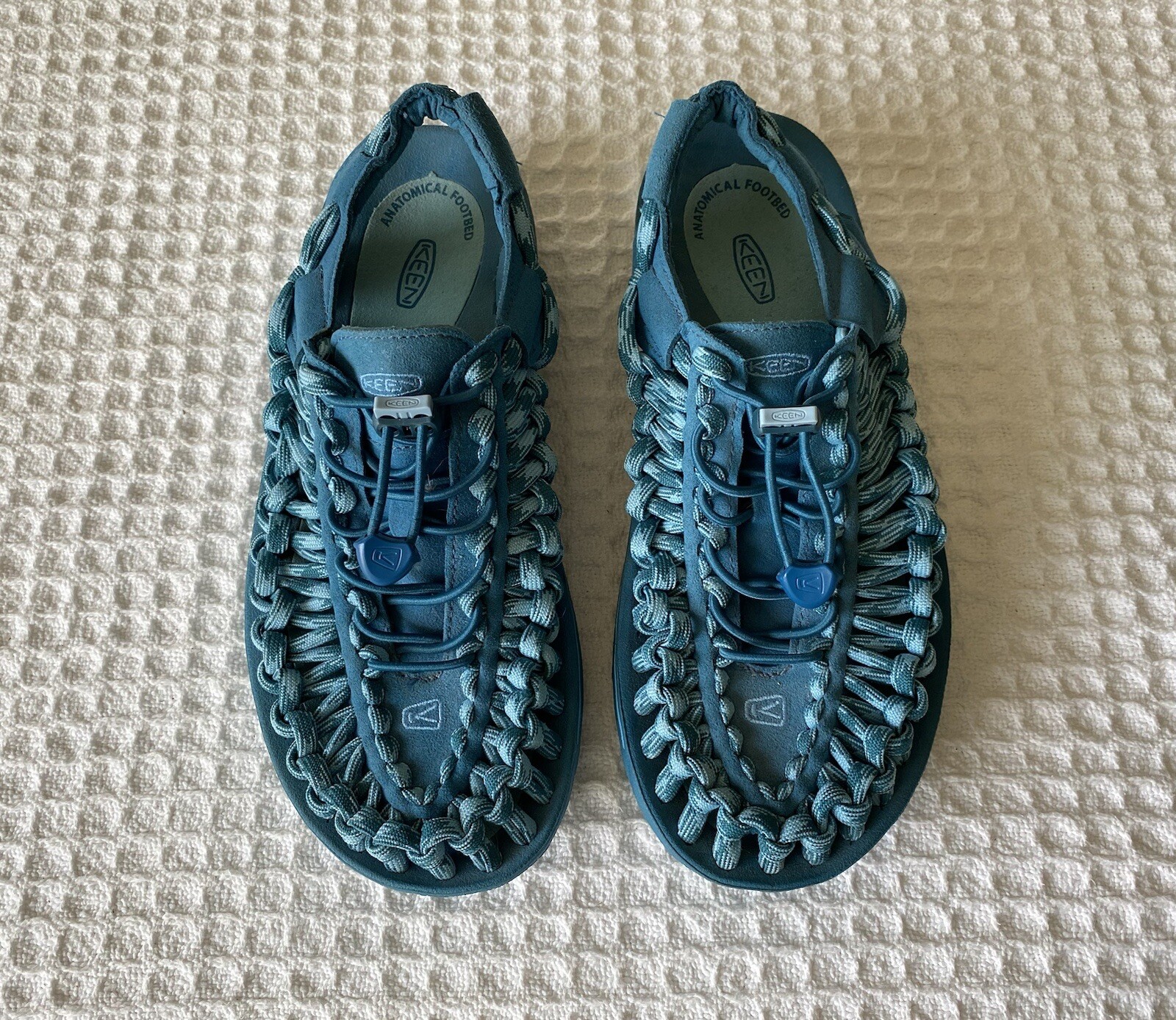 KEEN Uneek Bungee Sport Impermeabili Sandali Turchese Blu Verde 8