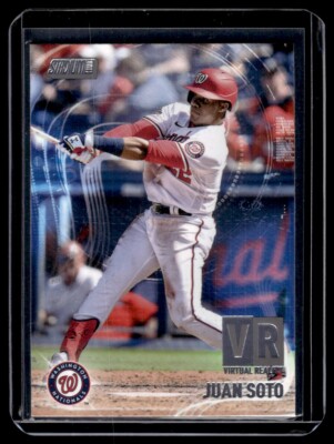 2021 Stadium Club Virtual Reality Juan Soto Washington Nationals #VR-4