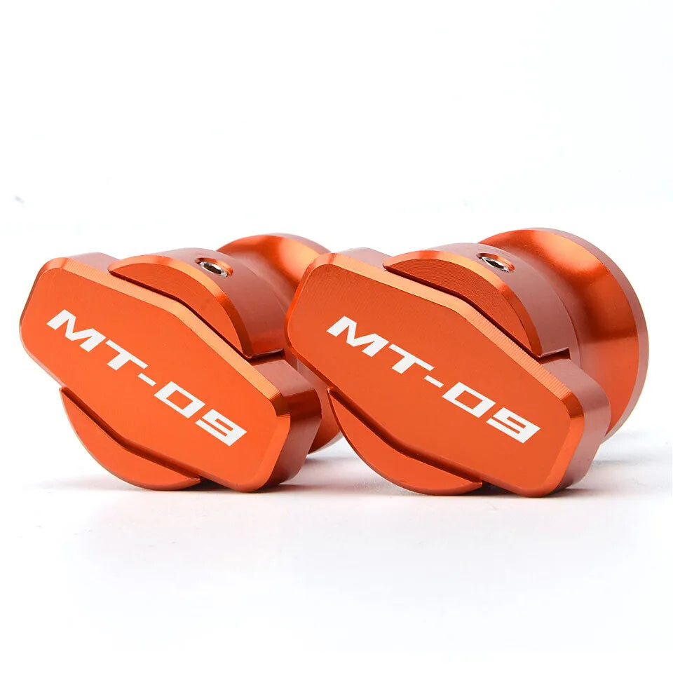 Yamaha MT09 Swingarm Spools ZYAKOMO Motorcycle Swingarm Spools - CNC Aluminum Sliders For Yamaha MT-09 Models CNC Aluminum Bobbins - Foto 4
