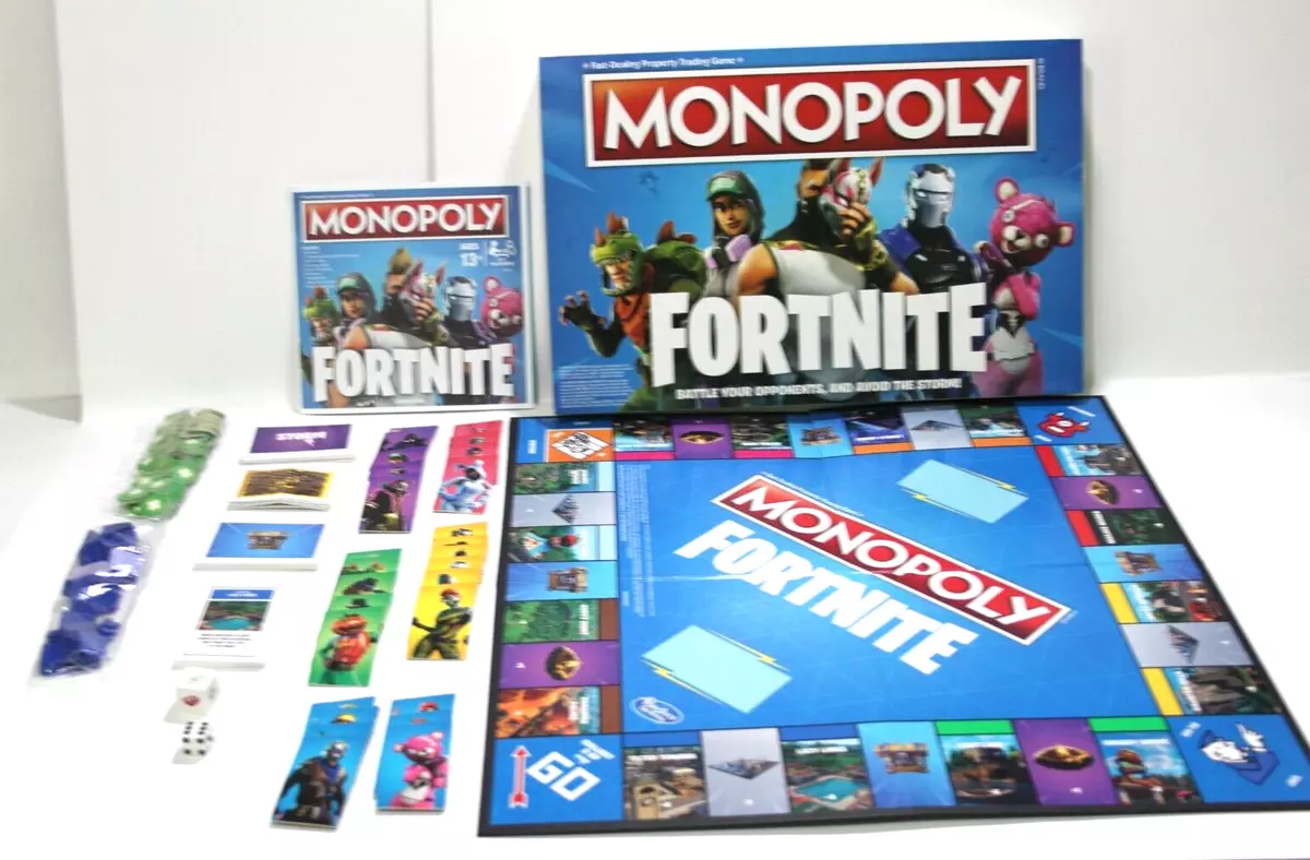 Jogo de Tabuleiro - Monopoly - Fortnite - Hasbro - PBKIDS Mobile