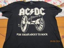 AC/DC For Those About To Rock T-Shirt - Black - Medium