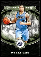 2008-09 Topps Treasury 19 Deron Williams Utah Jazz Basketball Card