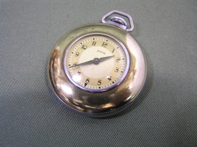 Vintage 1940s Ingraham Pocket Watch Timepiece | eBay display picture 1