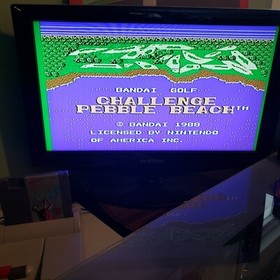 Bandai Golf: Challenge Pebble Beach (NES) || Tested w/ Proof || FREE SHIPPING