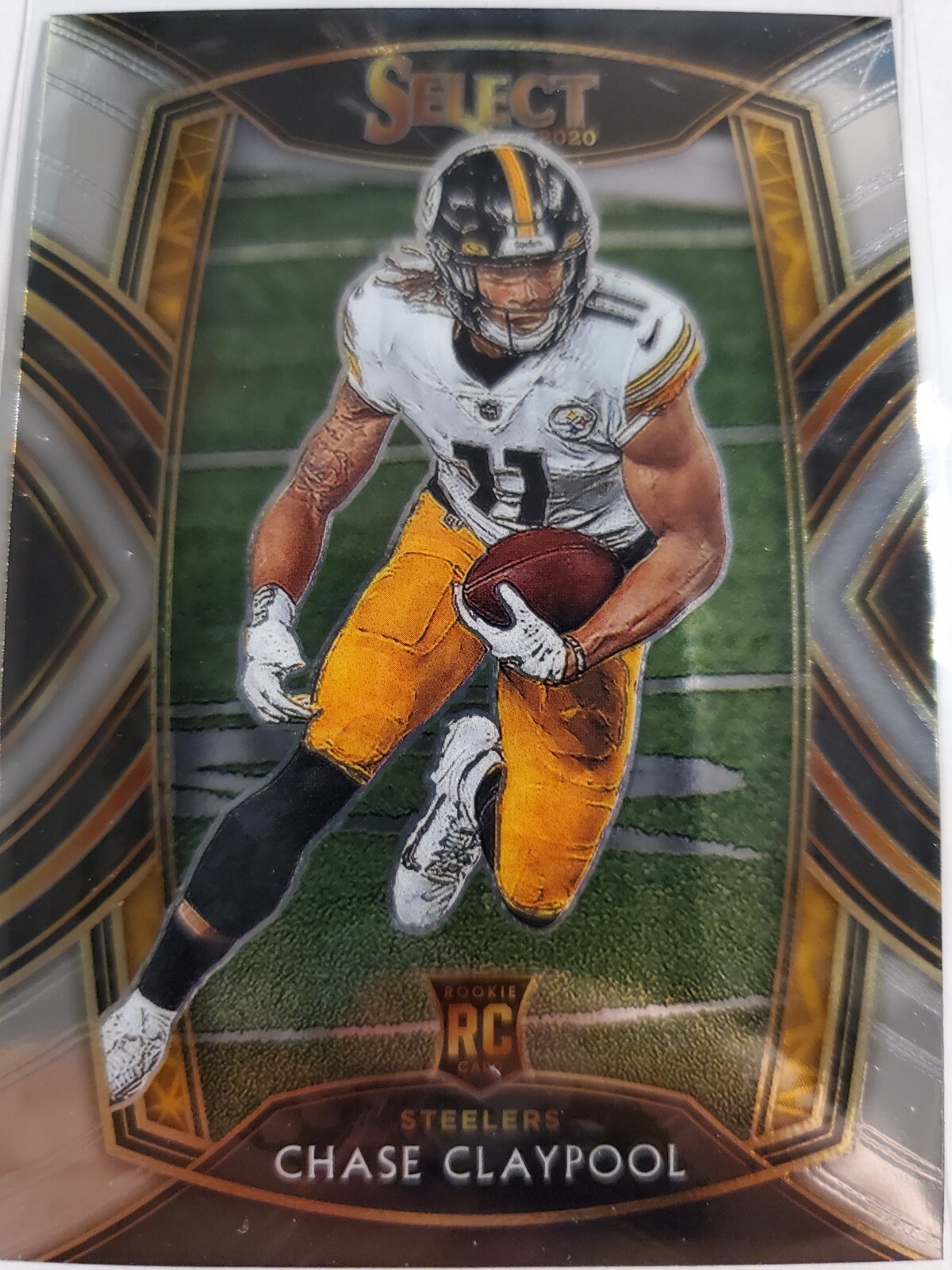 2020 Panini Select Chase Claypool Rookie Club Level #270 Steelers RC