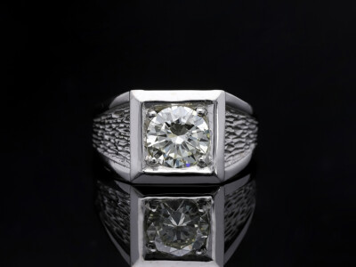 Herren Brillant Damen Ring 1,70 ct 585 Gold Wert: 25.000 EUR Deta Top Preis