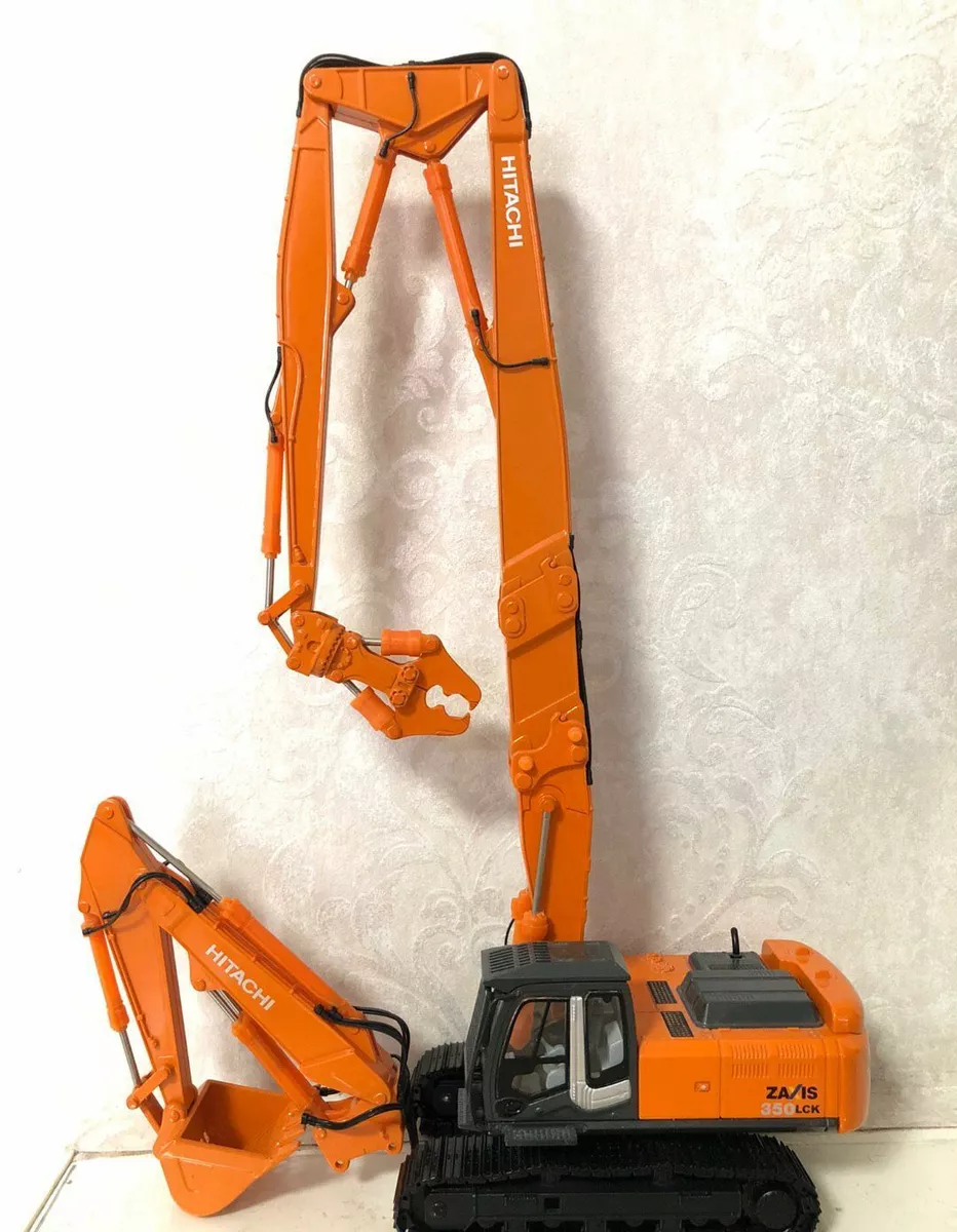 Hitachi Zaxis 350LC High Reach Demolition Excavator 1:50 Scale Diecast Model New