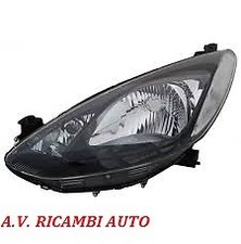 FARO FANALE PROIETTORE ANTERIORE SX SINISTRO MAZDA 2 DAL 2007 AL 2015 P/NERA H4