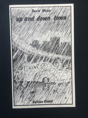 David Weiss Up and down town Stähli 1975 Künstlerbuch Künstlerbuch