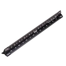 17cm UA-90038 Model Triangular Scale Ruler for1/12 1/24 /1/32 1/35 1/48 1/72