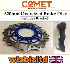 Yamaha YZ 426 F 2002 [Comet 320mm Blue & Black Oversized Disc Kit] OV75BU[BK]